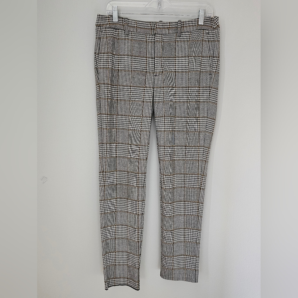 Black, white, and yellow houndstooth pants (size Medium)